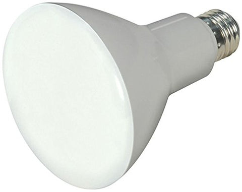 (Case of 12) Satco S9621 - 9.5BR30/LED/3000K/800L/120V/D 3000K Dimmable LED Lamp