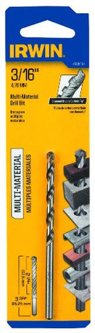 Irwin Tools 4935107 3/16-Inch Multi Material Drill Bit