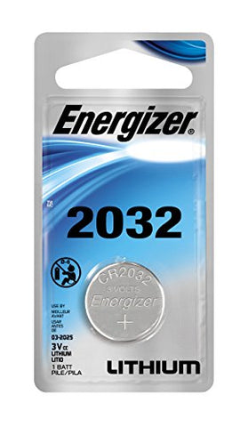 Energizer 2032 3V Lithium Battery Retail Packaging, 1-Count