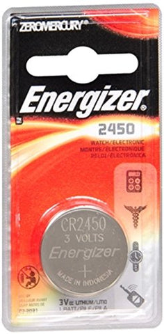 Energizer Watch Battery 3 Volt CR2450 1 ea (Pack of 3)