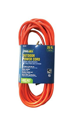 Projex Indoor and Outdoor Extension Cord 16/3 SJTW 25 ft. L Orange