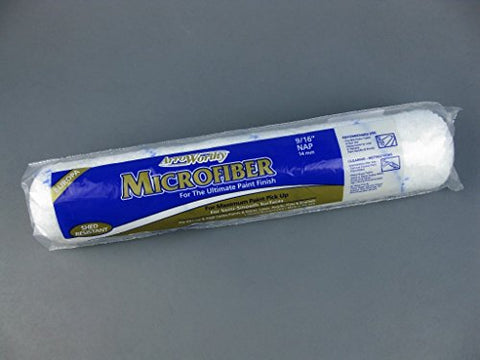 14mfr4 14-Inch X 9/16-Inch Nap Microfiber Roller Cover - No End Caps, 12 Pack