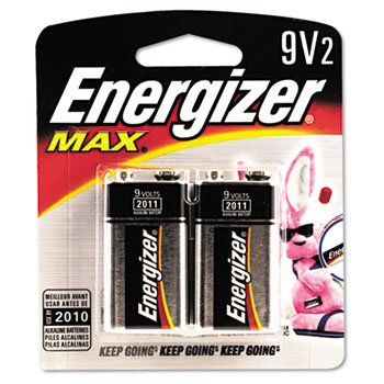 Energizer Alkaline Batteries 9 V Blister 2 Count Batteries Pack of 10