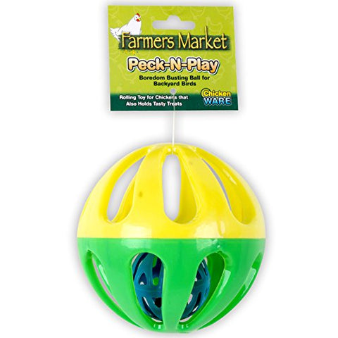Ware Manufacturing Peck N Play Chicken Ball Toy