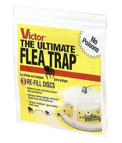 Victor M231 Ultimate Flea Trap Refills, 3 Per Pack