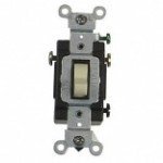 Leviton 3-Way Lighted Grounding Ac Quiet Toggle Switch (836-05503-LHI)