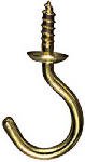 Cup Hook Solid Brass3/4