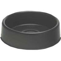 Fortiflex Low Feed Pan for Dogs/Cats and Horses, 3-Gallon, Black