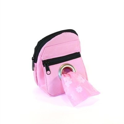 POOCH POUCH - Pink Backpack Dispenser Dog Waste Pick-Up Bags (20ea)