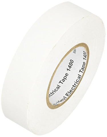 3M 1400C ECONOMY TAPE WHITE Economy Vinyl Electrical Tape, White