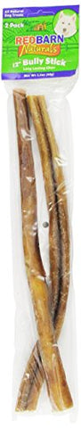 REDBARN 12-Inch Bully Sticks - 2-Pack