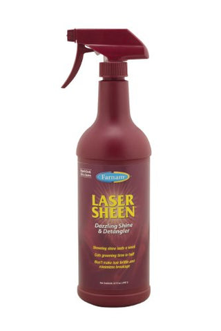 FARNAM 45904 Laser Sheen Pet Hair Detangler, 32-Ounce