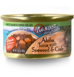 Against The Grain Aloha Tuna with Seafood & Crab Canned Cat Food 24/2.8 oz