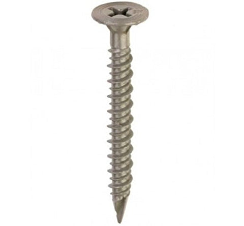 Rock-On 23311#9 by 1-5/8" Serrated Head Star Drive Cement Board Screws (140 Pack)