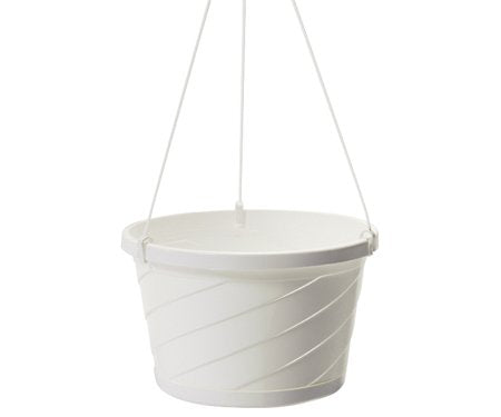Akro Mils HSI10008A10 10" White Euro Hanging Basket