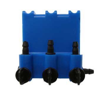 Deep Blue Professional ADB12203 High Performance 3-Way Air Tubing Gang Valve