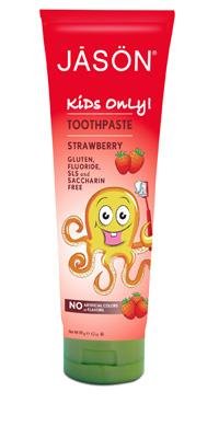 Jason Kids Only! Strawberry Toothpaste 4.2 oz, Pack of 3