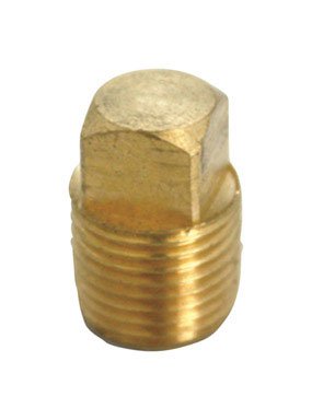 Jmf Pipe Plug 1/4 " Yellow Brass Lead Free