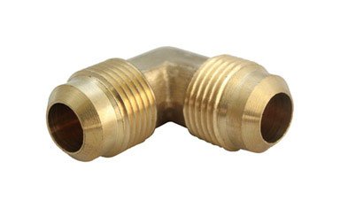 Jmf Flare Elbow 1/2 " Flare X 1/2 " Flare Yellow Brass Lead Free