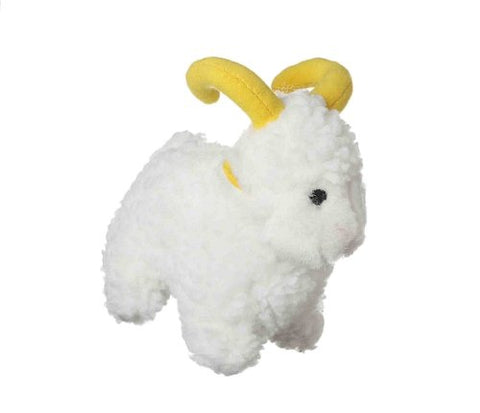 Multipet Look Who's Talking Plush Sheep 6-Inch Dog Toy