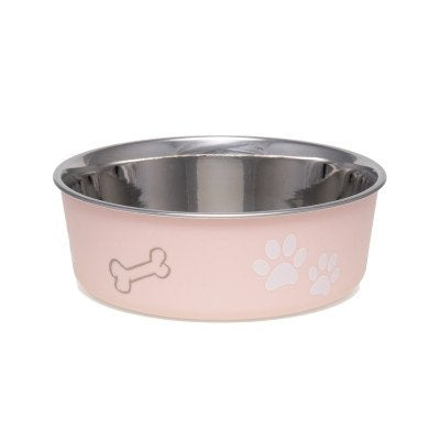 Bella Dog Bowl [Set of 2] Size: Small (2" H x 5.5" W x 5.5" D), Color: Paparazzi Pink