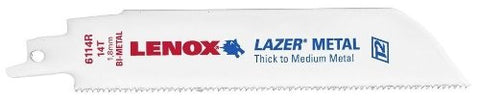 6" X 1" X .042" LenoxÂ® LazerTM Reciprocating Saw Blade With 14 Teeth Per Inch [Set of 5]