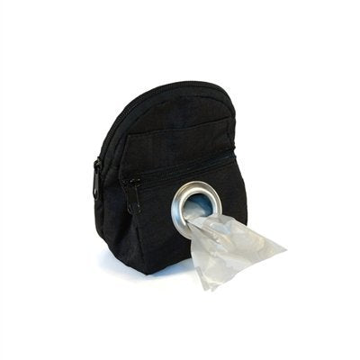 POOCH POUCH - Black Backpack Dispenser Waste Pick-Up Bags (20ea) by lola bean