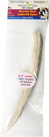 Best Buy Bones 9-11-Inch Amer Elk Antleraged for Pets, Jumbo