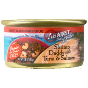 Against The Grain Shrimp Daddy with Tuna & Salmon Canned Cat Food 24/2.8 oz