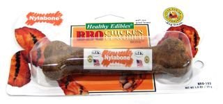 Nylabone Healthy Edibles Bones Wolf Roast Chicken -- 2 Bones