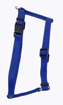 Coastal Pet Products DCP6943BLU Nylon Standard Adjustable Dog Harness, Large, Blue