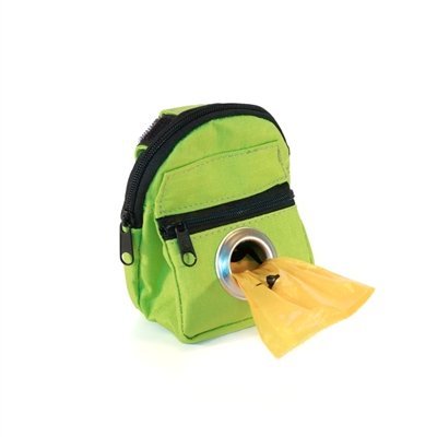 Pet Waste Bag Dispenser (green, back pack)