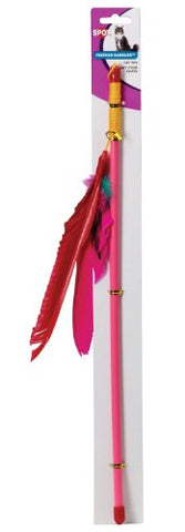 Ethical Feather Dangler Cat Toy on a 18-Inch Wand