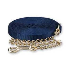 Lunge Line with Chain Single Color: Navy