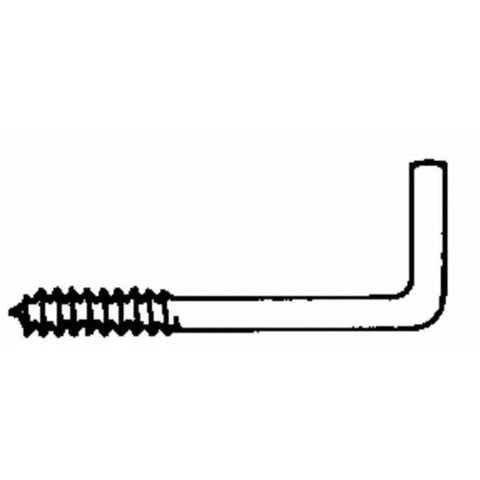 Sq Bend Scrw Hook 1-3/8