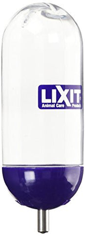 Lixit Corporation SLX0860 Aquarium/Cage Small Animal Water Bottle, 10-Ounce