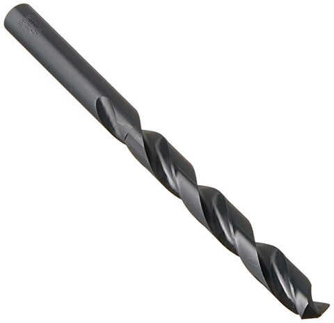 Irwin Tools 66728 Single Black Oxide High-Speed Steel Drill Bit with Aircraft Extension, 7/16"