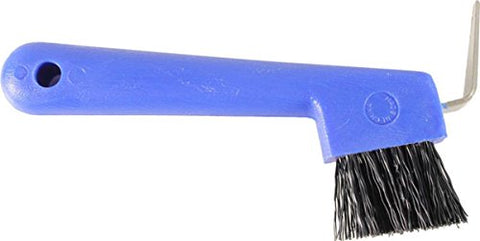 PARTRADE 245852 267304 Hoof Pick with Brush, Blue, 7"