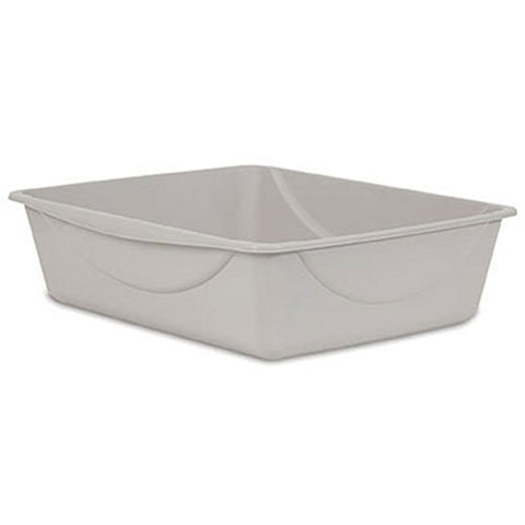 Petmate Litter Pan, Blue Mesa/Mouse Grey, Medium