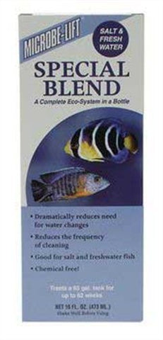 Microbe-Lift Special Blend for Home Aquariums, 16-Ounce