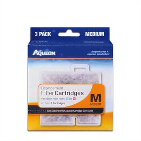 Aqueon QuietFlow Filter Cartridge, Medium, 3-Pack