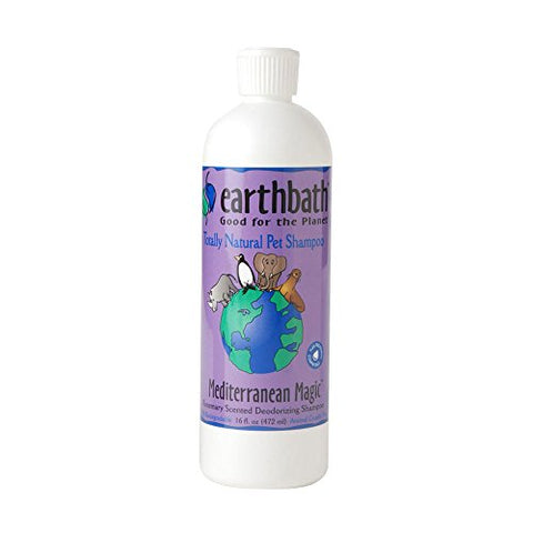 Earthbath All Natural Mediterranean Magic Rosemary Scented Deoderizing Shampoo, 16-Ounce