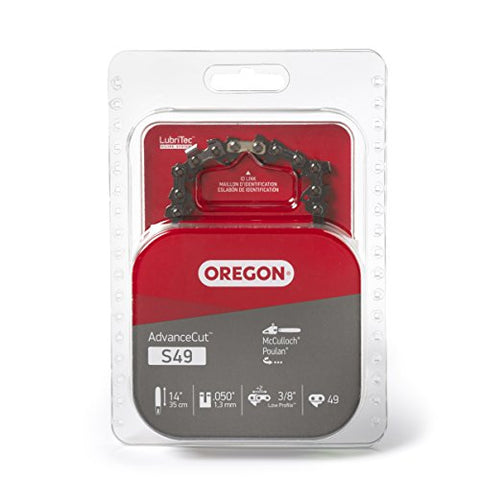 Oregon 14-Inch Semi Chisel Chain Saw Chain Fits McCulloch, Remington S49