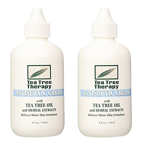 Tea Tree Therapy Antiseptic Cream, 4 Ounce (2-Pack)