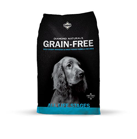 Diamond Naturals Grain Free Real Meat Recipe Natural Dry Dog Food with Real Fish 14lb