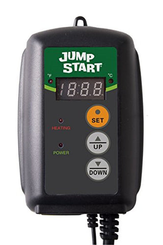 Jump Start MTPRTC Digital Controller Thermostat For Heat Mats, Seed Germination, Reptiles and Brewing