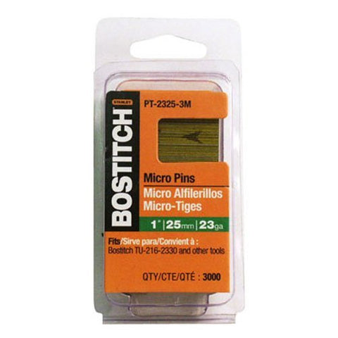 BOSTITCH PT-2319-3M 3/4-Inch 23 Gauge Pin (3000 per Box)
