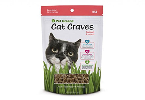 Pet Greens Treats Savory Salmon Semi-Moist Cat Treats