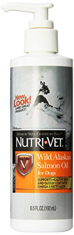 Nutri-Vet Wild Alaskan Salmon Oil for Dogs, 6.5-Ounce