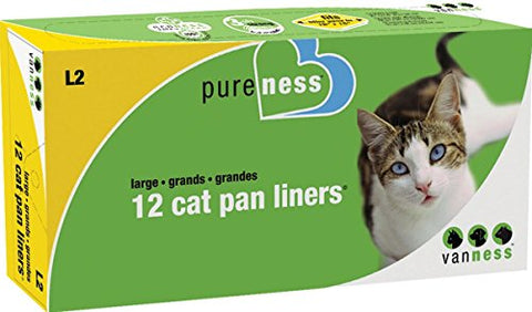 Van Ness Large Cat Pan Liners, 12 Count